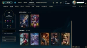 Conta lol Diamante IV em 2020, 28 mil de Essência azul; - League of Legends