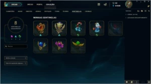 Conta GOLD 4, Skins Vitoriosas, Muitos Espólios e EA - League of Legends LOL