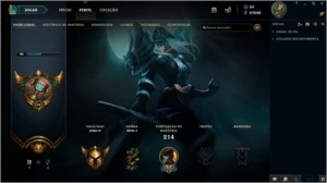 Conta GOLD 4, Skins Vitoriosas, Muitos Espólios e EA - League of Legends LOL