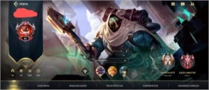 Conta Wild Rift Grão Mestre + conta LoL PC - League of Legends: Wild Rift LOL WR