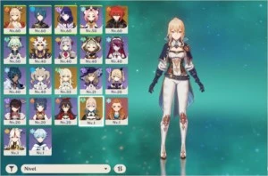 Yoimiya, Raiden, Diluc, arco enferrujado r3,  Ar37 - Genshin Impact