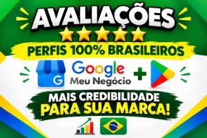 Avaliações 100% Reais para Google Meu Negócio e Play Store
