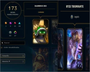 Conta League of Legends LOL