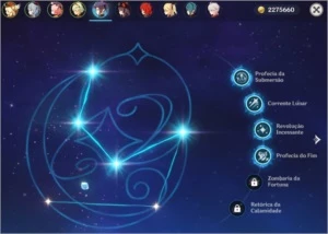 Ganyu c6, Hutao c1, mona c4, jean c3, diluc c2 - Genshin Impact