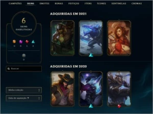 CONTA PLATINA 4 COM SKIN DEUS-REI GAREN! - League of Legends LOL