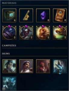 CONTA PLATINA 4 COM SKIN DEUS-REI GAREN! - League of Legends LOL