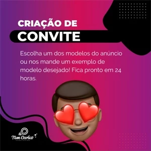 Convite para Chá Revelação Digital Envio em 24 Horas - Outros