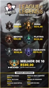 CONTAS UNRANKEDS LEAGUE OF LEGENDS LOL