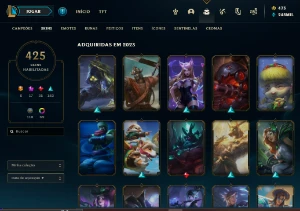 Conta valorant + lol (425 skins, todas as ultimates!) + de 3