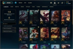 Conta prata 1 com 3 skins e 26 champs - League of Legends LOL