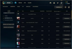 Conta prata 1 com 3 skins e 26 champs - League of Legends LOL