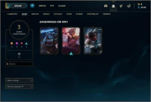 Conta prata 1 com 3 skins e 26 champs - League of Legends LOL