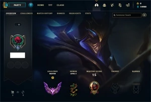 Conta Mestre League of legends LOL