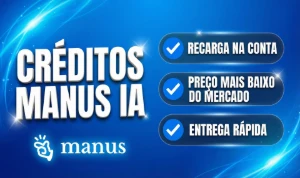 [Melhor Preço] Créditos Manus Ai - Direto Na Sua Conta - Softwares e Licenças