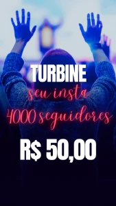Turbine Seu Instagram Com 4000 Novos Seguidores - Redes Sociais