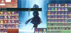 GENSHIN IMPACT AR 47 AYAKA EULA KEQING + ARCO AMOS 5*