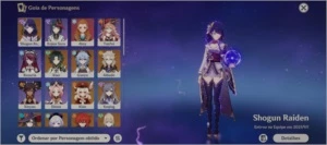 Baal C2 + Luz Cortadora de Grama. Xiao, Ganyu, Klee e Albedo - Genshin Impact