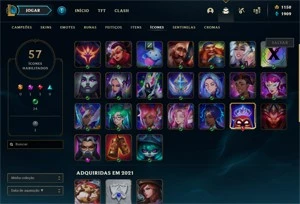 Conta Mestre - Smurf LOL (league of legends) ELOMOON