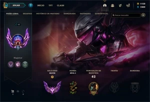 Conta Mestre - Smurf LOL (league of legends) ELOMOON