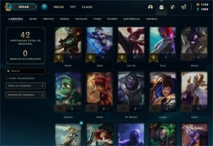 Conta Mestre - Smurf LOL (league of legends) ELOMOON