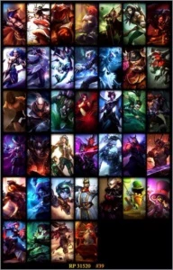 Conta S5 Platina V, 39 Skins E 90+ Champions - League of Legends LOL