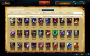 Conta S5 Platina V, 39 Skins E 90+ Champions - League of Legends LOL