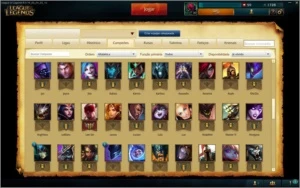 Conta S5 Platina V, 39 Skins E 90+ Champions - League of Legends LOL