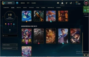 Vendo Smurf MD10 zerado e 48 champs,19 skins boas - League of Legends LOL
