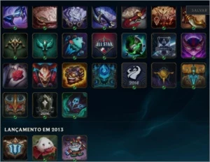 Gold IV / Honra 4 / Todos os Heróis Habilitados - League of Legends LOL