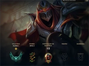 CONTA PLATINA 1 - League of Legends LOL
