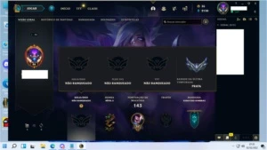 CONTA UNRANKED - League of Legends LOL