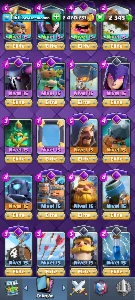 Cv61, 15K+🏆, Comuns, Raras E Épicas Full - Clash Royale