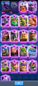 Cv61, 15K+🏆, Comuns, Raras E Épicas Full - Clash Royale