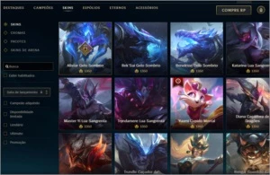VENDO SKINS NO LOL - League of Legends