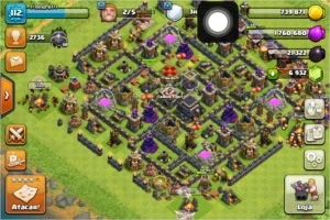 CV 9 full, 6.900 gemas, Rei e Rainha lvl 25 - Clash of Clans