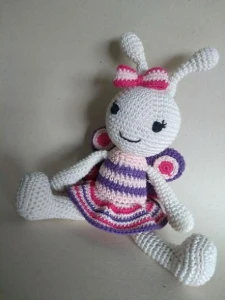 Amigurumi Borboleta - Artesanato e Personalizados