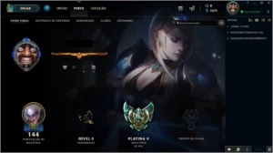 ACC PLATINA V - 35 CAMPEÕES - 13 SKINS - League of Legends LOL