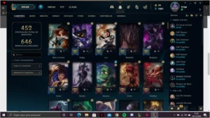 conta lol lvl 437 gold 4 149 skins - League of Legends