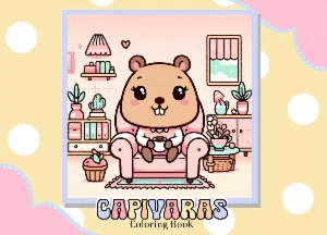 Arquivo Digital Livro de colorir Capivara – PDF - eBooks