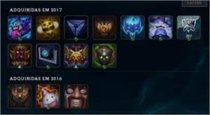 Conta Nível 135, Prata 3, 121 Campeões e 36 Skins (boas) - League of Legends LOL