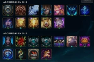 Conta Nível 135, Prata 3, 121 Campeões e 36 Skins (boas) - League of Legends LOL
