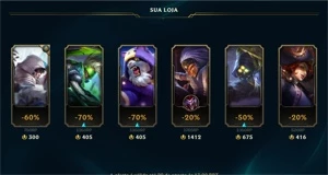 Conta LOL GOLD 4 [E-MAIL NÃO CONFIRMADO] PRONTA ENTREGA - League of Legends