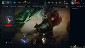 Conta league of legends diamante 4 e email não verificado LOL