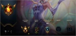 Conta de league of legends lux elemental LOL