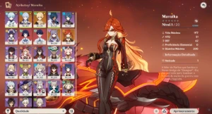 Conta Genshin Impact | Ayato + Mavuika + Keqing