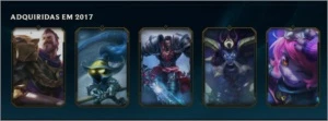 Conta lol - Platina - Com 1600 RP - League of Legends