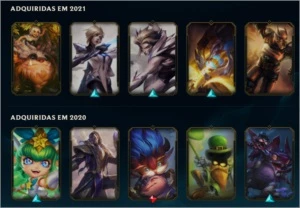 Conta lol - Platina - Com 1600 RP - League of Legends