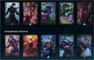 Conta lol - Platina - Com 1600 RP - League of Legends