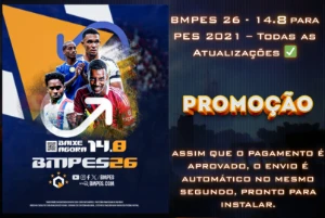 BMPES 26 - 14.8 para PES 2021 – Todas as Atualizações ✅ - eFootball PES
