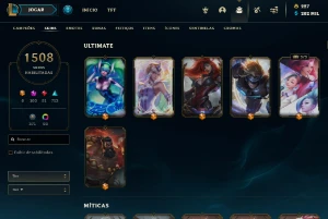 Conta lol 1508 skins (pax tf) - League of Legends
